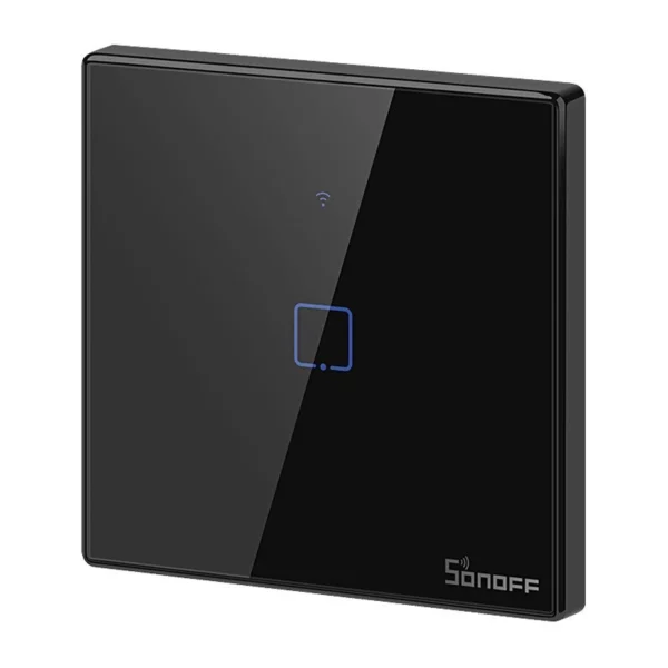 16212_3 Išmanusis jungiklis WiFi + RF 433 Sonoff T3 EU TX (1 kanalas)