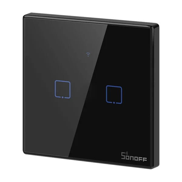 16213_4 Jutiklinis šviesos jungiklis WiFi + RF 433 Sonoff T3 EU TX (2 kanalai)