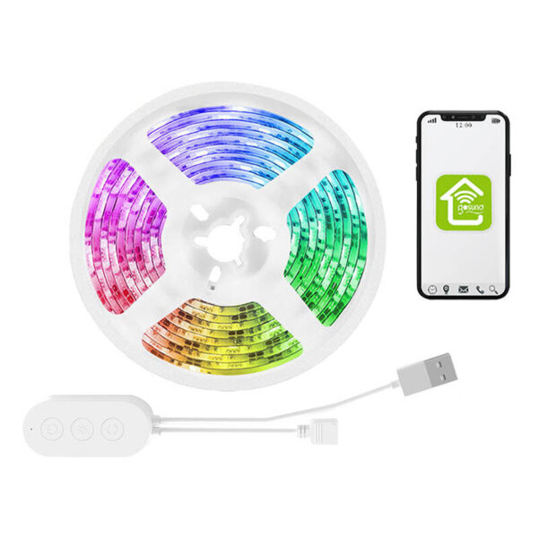 Išmanioji "WiFi" RGB LED šviesos diodų juosta "Gosund SL1" (2,8 m), Tuya