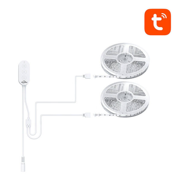 19420_3 Išmanioji "WiFi" RGB LED šviesos juosta NiteBird SL3 (2x5 m), Tuya