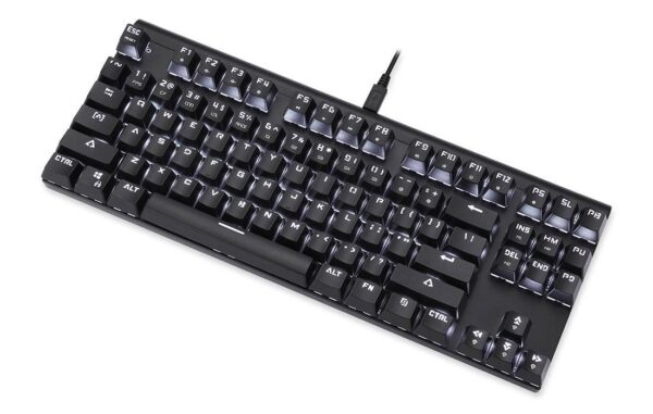 Mechaninė žaidimų klaviatūra Motospeed CK101 RGB (juoda)