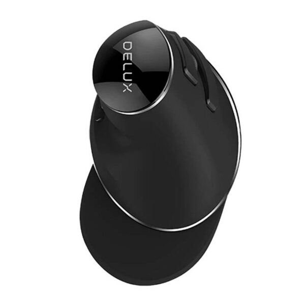Belaidė vertikalioji pelė "Delux" M618PD BT+2.4G 4200DPI