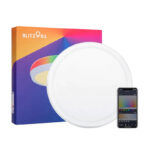 Išmanusis LED lubų šviestuvas BlitzWolf BW-CLT1 WiFi 2200lm 6500k RGB Tuya