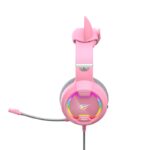 Žaidimų ausinės "Havit GAMENOTE H2233d RGB" (rožinės spalvos)