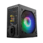 Kompiuterių maitinimo šaltinis Aigo AK600 RGB (juodas)