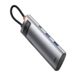22973_13 "Baseus" šakotuvo adapteris 7in1 USB-C į 2x USB 3.0 + HDMI + USB-C PD