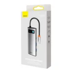 22973_17 "Baseus" šakotuvo adapteris 7in1 USB-C į 2x USB 3.0 + HDMI + USB-C PD