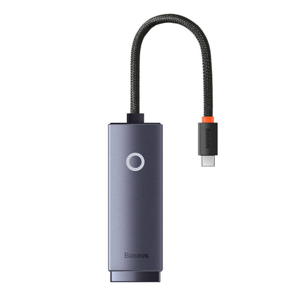 Tinklo adapteris "Baseus Lite" serijos USB-C į RJ45 (pilkas)