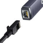 Tinklo adapteris "Baseus Lite" serijos USB-C į RJ45 (pilkas)