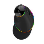 Laidinė vertikalioji pelė "Delux M618Plus" 4000DPI RGB