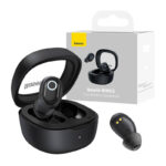 Belaidės ausinės "Baseus Bowie WM02 TWS", "Bluetooth 5" (juodos spalvos)