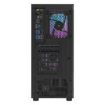 "Darkflash A290" kompiuterio korpusas (juodas) + 3 ventiliatoriai