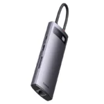27803_7 Adapteris 8in1 Baseus StarJoy serijos, USB-C ir 3x USB 3.1 + HDMI + USB-C PD + RJ45 + microSD/SD