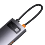 27803_9 Adapteris 8in1 Baseus StarJoy serijos, USB-C ir 3x USB 3.1 + HDMI + USB-C PD + RJ45 + microSD/SD
