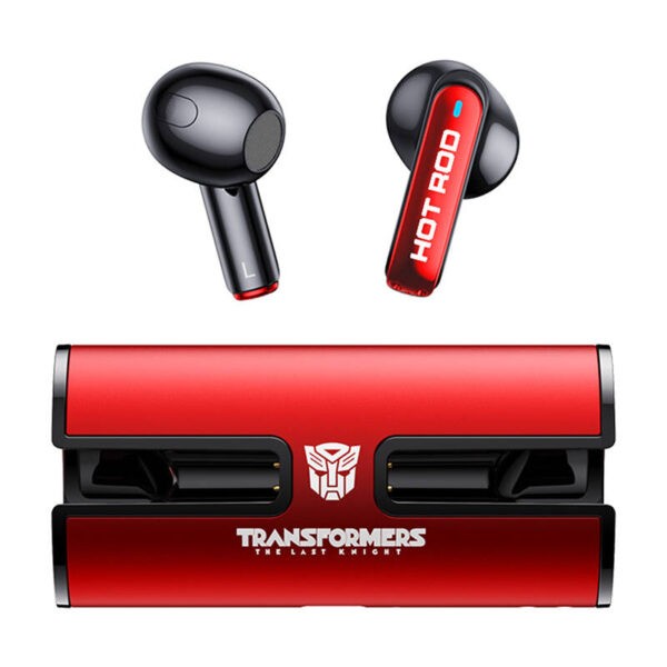 46068_1 Ausinės TWS Transformers TF-T02 (raudonos spalvos)