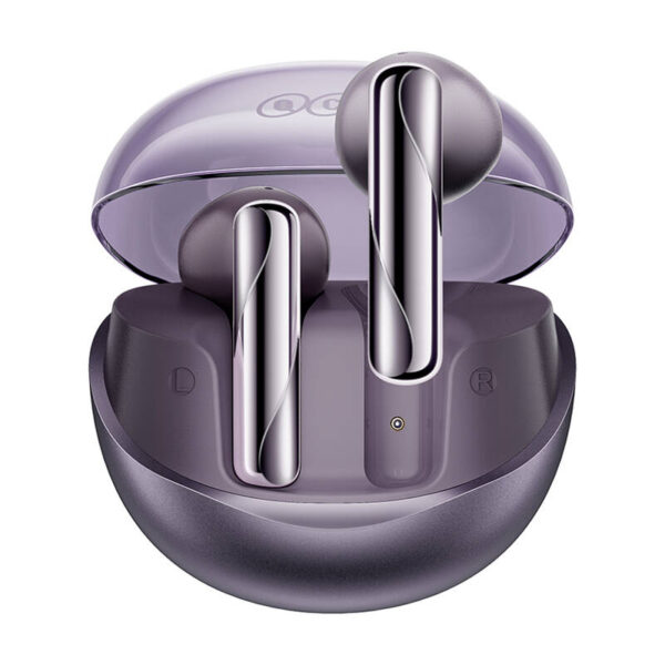 Ausinės TWS QCY AilyBuds Clear T32 (violetinės spalvos)