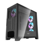 48146_2 Darkflash DRX90 kompiuterio korpusas su stiklu (juodas)