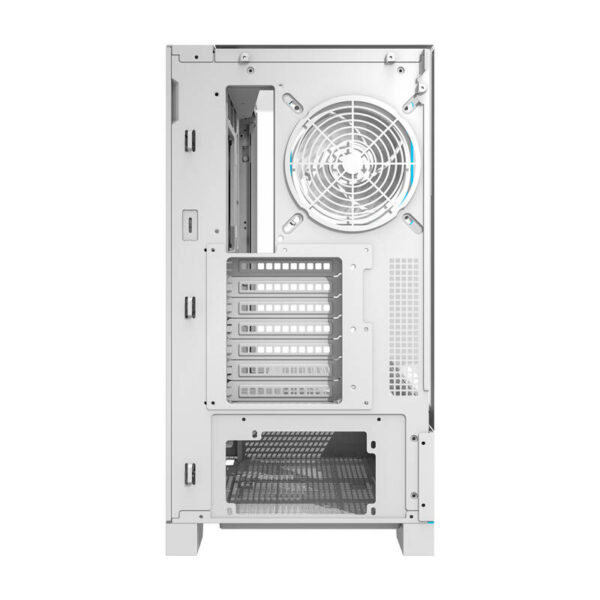 Darkflash DY450 PRO kompiuterio korpusas (baltas) + 1 ventiliatorius