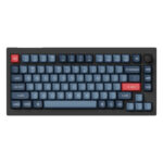 Belaidė mechaninė klaviatūra "Keychron V1 Max RGB Banana Switch" (juoda) [V1M-D4].