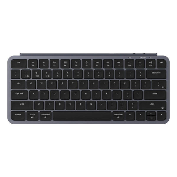 "Keychron B1 Pro" 2.4G belaidė itin plona klaviatūra (pilka) [B1P-K1].