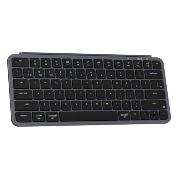 "Keychron B1 Pro" 2.4G belaidė itin plona klaviatūra (pilka) [B1P-K1].