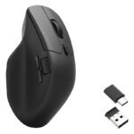 "Keychron M6" 1000 Hz belaidė žaidimų pelė (juoda) [M6-A1].