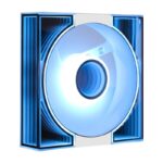 50064_4 "Darkflash DM8 ARGB" aušinimo ventiliatorius (baltas)