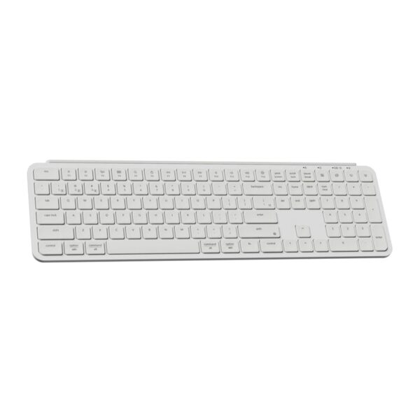 Itin plona "Keychron B6 Pro" 2.4G belaidė klaviatūra (balta) [B6P-K8].