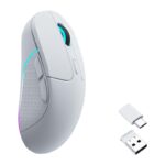 Belaidė žaidimų pelė "Keychron M3 RGB 1000 Hz" (balta) [M3-A3].