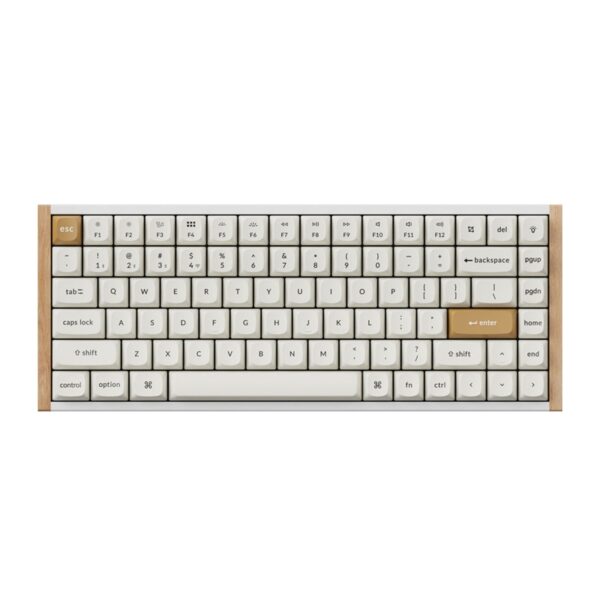 "Keychron K2 HE" belaidė RGB  klaviatūra (balta) [K2H-Q1].
