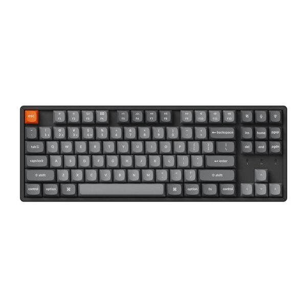 Belaidė klaviatūra "Keychron K8 Max RGB Brown Switch" (juoda) [K8M-J3].