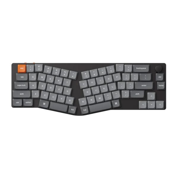 "Keychron K11 Max RGB Brown Switch" belaidė žemo profilio klaviatūra (juoda) [K11M-H3].