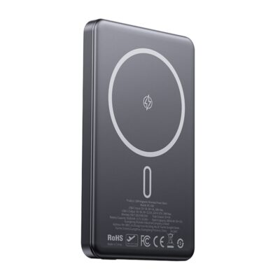 "Mcdodo MC-4641" itin plonas 5000 mAh 1C magnetinis powerbank, belaidis (auksinis)