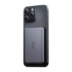 51108_3 "Mcdodo MC-4641" itin plonas 5000 mAh 1C magnetinis powerbank, belaidis (auksinis)
