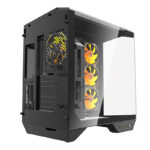 Darkflash DY470 kompiuterio korpusas (juodas) + 4 ventiliatoriai + GPU laikiklis