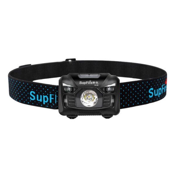 15824_1 Priekinis galvos žibintas Superfire HL06, 500lm, USB