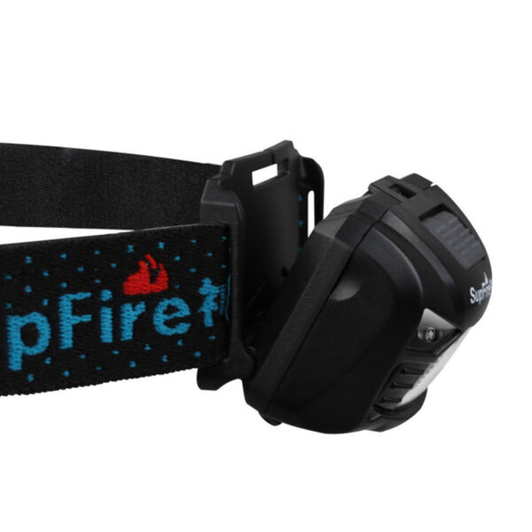 15824_3 Priekinis galvos žibintas Superfire HL06, 500lm, USB