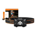 15824_6 Priekinis galvos žibintas Superfire HL06, 500lm, USB