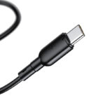 25539_3 USB ir USB-C kabelis VFAN X11, 3A, 1 m (juodas)