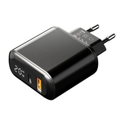 "Mcdodo CH-7170 PD" 20W 2xUSB + USB-C maitinimo įkroviklis (juodas)
