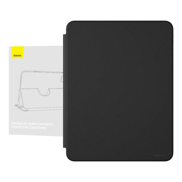 Baseus Minimalist Series IPad PRO 12.9 Magnetinis apsauginis dėklas (juodas)