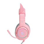 ONIKUMA K9 Pink RGB žaidimų ausinės