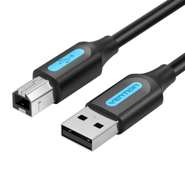 Kabelis USB 2.0 A-B Vention COQBF 1 m (juodas)