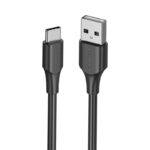 USB 2.0 į USB-C kabelis Vention CTHBD 3A, 0,5 m, juodas