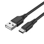 USB 2.0 į USB-C kabelis Vention CTHBD 3A, 0,5 m, juodas