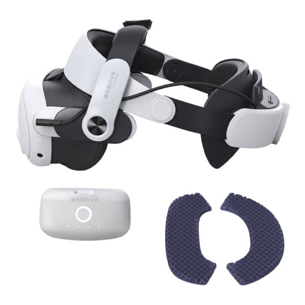 BOBOVR M3 Pro galvos dirželis + baterija, skirta "Oculus Quest 3" / "Quest 3S