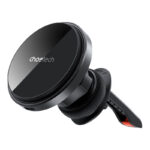 Magnetinis automobilinis telefono laikiklis, įkroviklis Choetech T204-F, 15 W (juodas)
