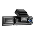 "Azdome 550Pro" Priekinė kamera 4K, galinė kamera 1080p ir vidinė infraraudonųjų spindulių kamera, "WiFi 5G/2.4G", GPS, G jutiklis, USB-C + 64 GB atminties kortelė