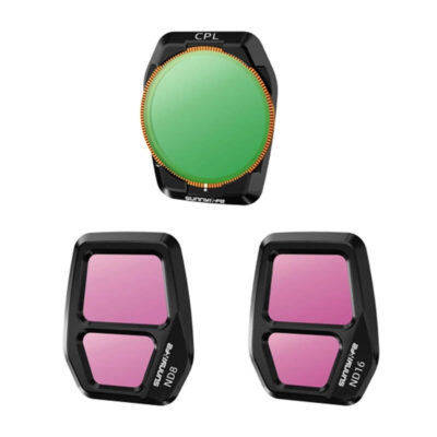 Sunnylife A3S-FI925CPL reguliuojamas objektyvo filtras, CPL+ND8+ND16, skirtas AIR 3S 3vnt.